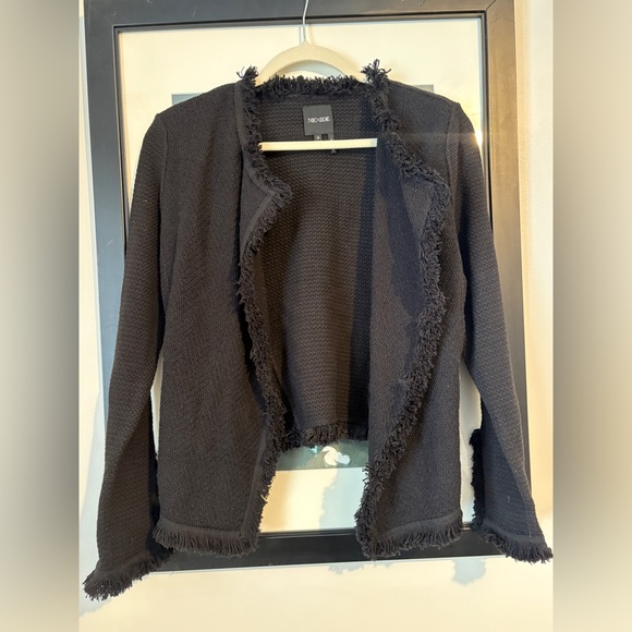 Nic+Zoe Fringe Mic Knit Open Front Jacket - Picture 5 of 17